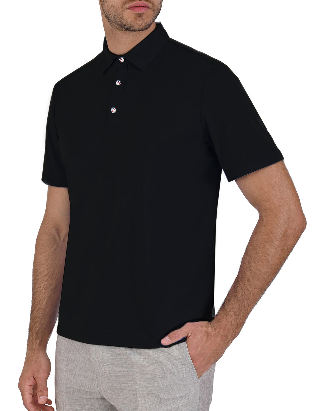 Playera Polo Ice Mint Negra