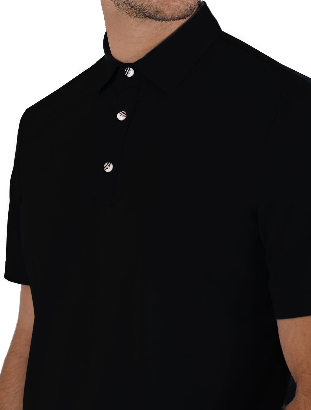 Playera Polo Ice Mint Negra